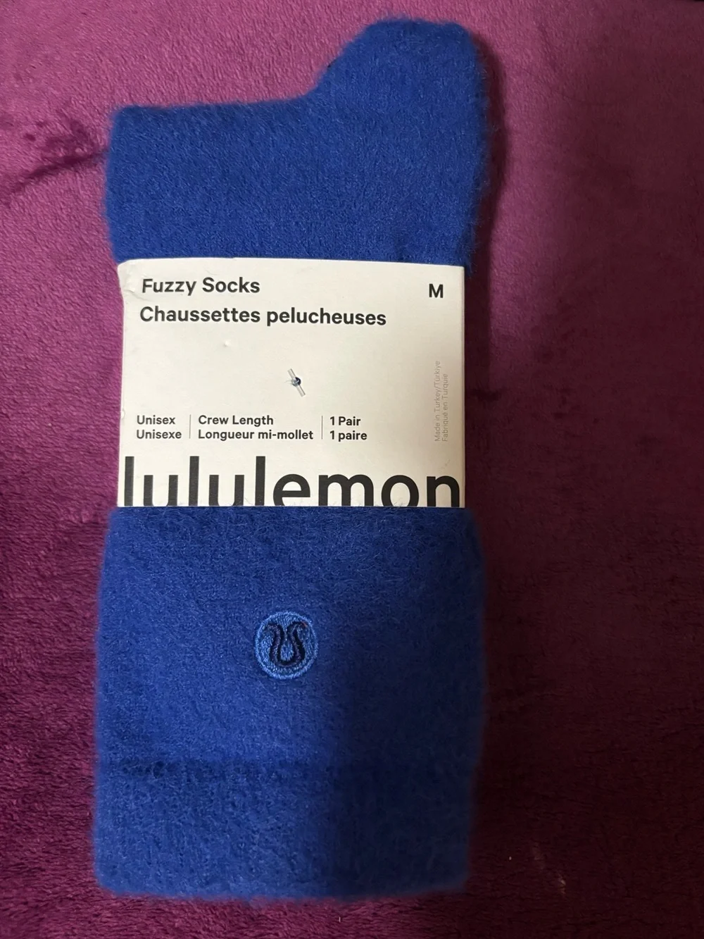 lululemon athletica Fuzzy Crew Socks - Royal Blue